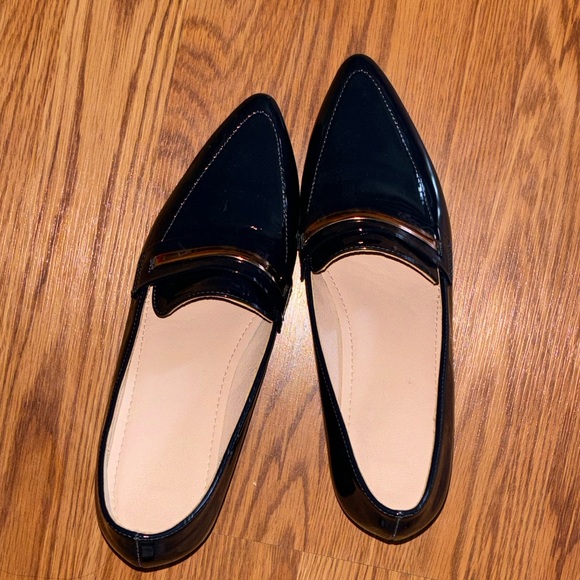 Snaffle Decor Point Toe Chucky heeled loafers US Size 9 - Picture 3 of 6